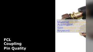 FCL-Kupplungsstift ISO 9001, Metall, Gummi, Standardgröße