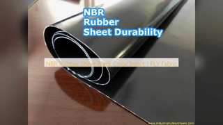 NBR-Gummiplatte, schwarzer Stoffeinsatz