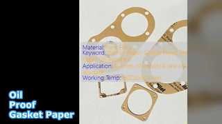 Ölbeständiges Unterlegscheibenpapier, 180 °C, 1 m breit, Industriedichtungen