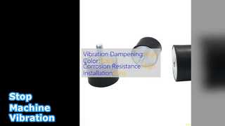 Langlebige Gummilager stoppen Maschinenvibrationen