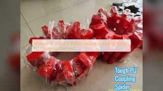 Rote PU-Kupplungsspinne für raue Bedingungen