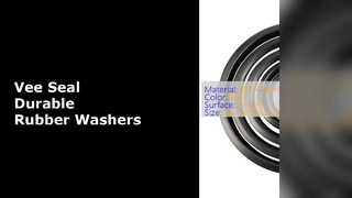 Schwarze Silikonkautschuk-Unterlegscheiben, V-Dichtung, komplette Sätze