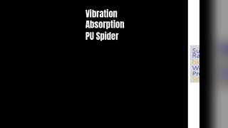 Vibrationsabsorption der PU-Spider-Gummiplatte