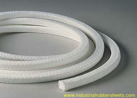 White Lattice Braid PTFE Packing with High Cross-Sectional Density for Wide Temperature Range -240°C to +288°C