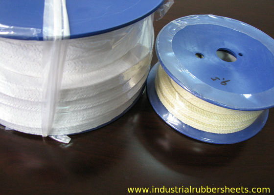 White Lattice Braid PTFE Packing with High Cross-Sectional Density for Wide Temperature Range -240°C to +288°C