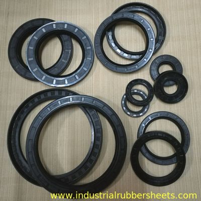 0.04 Friction Factor Rubber Oil Seal with Double Lip and -0.1 To 36.8 MPa Working Pressure