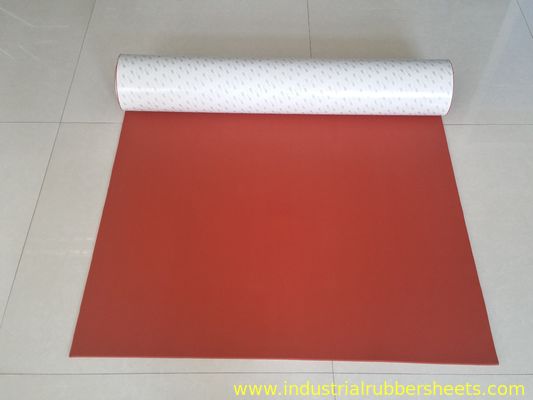 High Heat Resistant Silicone Sponge Sheet with Adhesive 3M Tape Backing and Close Cell Structure