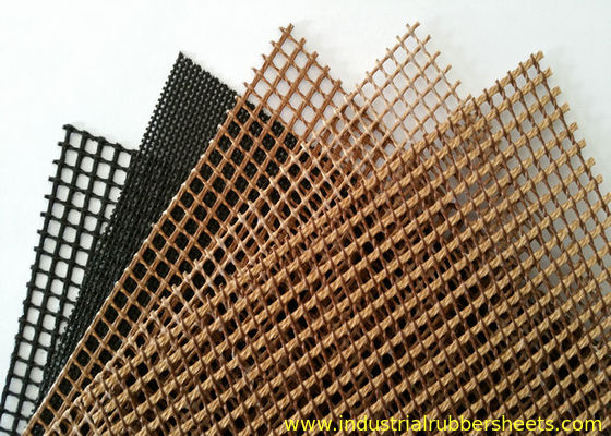 Weather Resistant PTFE Fabric , 0.5×1mm PTFE Mesh Belt Premium Grade