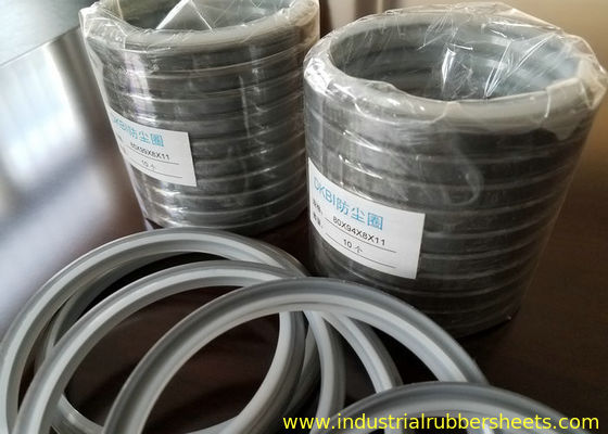 Customized Size White PU or Black NBR Silicone Rubber Washers with High Wear Resistance for Hydraulic Seals