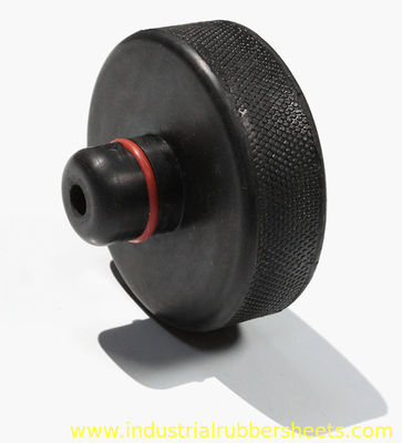 Black Rubber Jack Pad for Car Jack Application with Shock Absorption