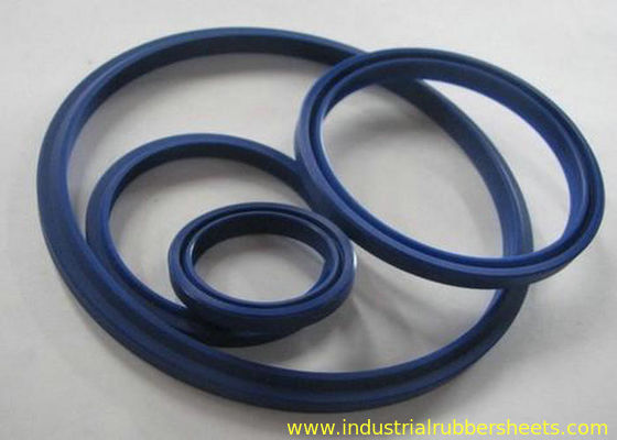 Blaue hydraulische UNO-Dichtungen, TPU-Silikonkautschuk-Waschmaschinen für Rod und Kolben