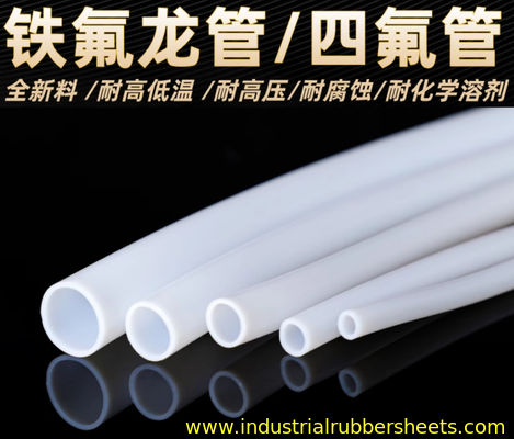 ID1mm x OD2mm x 100m White PTFE Hose with High Temperature Resistance and Excellent Corrosion Resistance for Industrial Applications