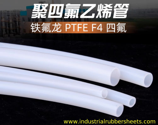 ID1mm x OD2mm x 100m White PTFE Hose with High Temperature Resistance and Excellent Corrosion Resistance for Industrial Applications