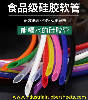 Extrudierter Hochhärte-Silikonschlauch, hochbelastbar, mit anpassbarer Größe für verschiedene Anwendungen