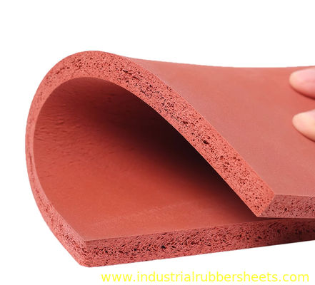 Silikon-Sponge-Blatt mit geschlossener Zelle 20-25 Strand A, 0,8-50 mm Dicke