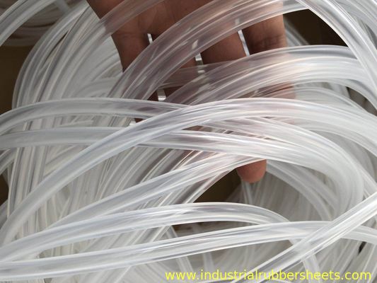 Platinvernetztes lebensmittelechtes transparentes Silikonschlauch und -rohr für Hochtemperaturanwendungen